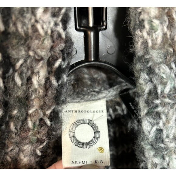 Anthropologie Akemi + Kin Wasilla Small Long Cardigan Alpaca Blend Pockets Boho - Picture 6 of 6